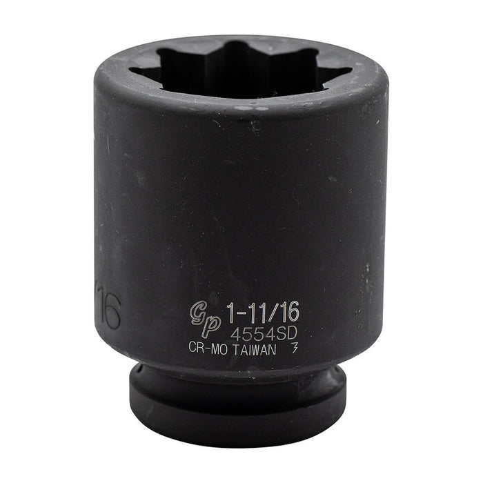 8 Point 1" Drive Deep Sockets