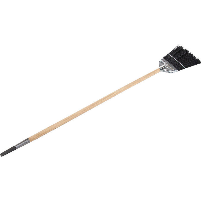 Escoba para desvíos de 20 cm con cuchilla para la limpieza y el mantenimiento de desvíos y vías férreas