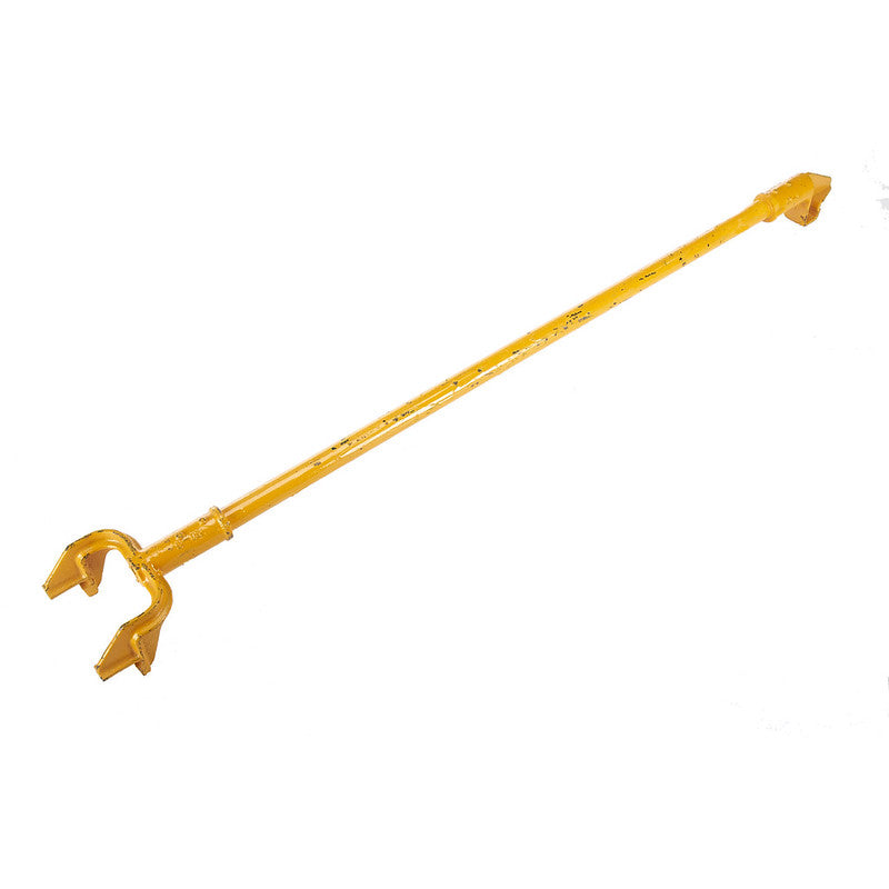 6-1/2 inch insulated pipe gauge for confirming rail gauge on railway track installations