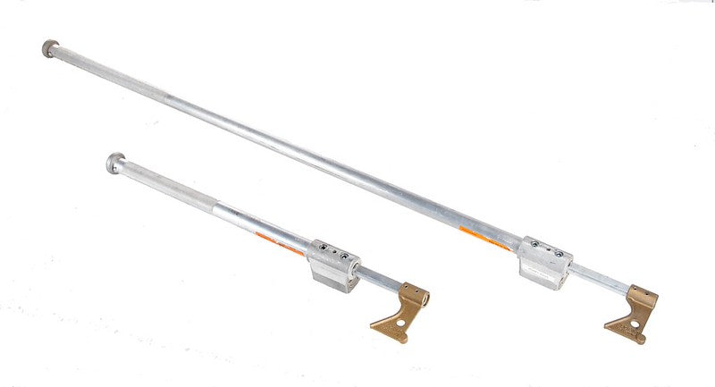 Tomahawk brake stick for applying handbrakes on railway cars during track maintenance