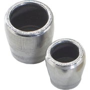 Round handle wedges for securing spike maul and sledge hammer heads on railway tools