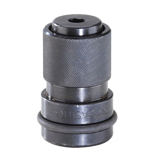 1" drive 7/16" quick connect auger attachment for railway tie drilling with impact wrench