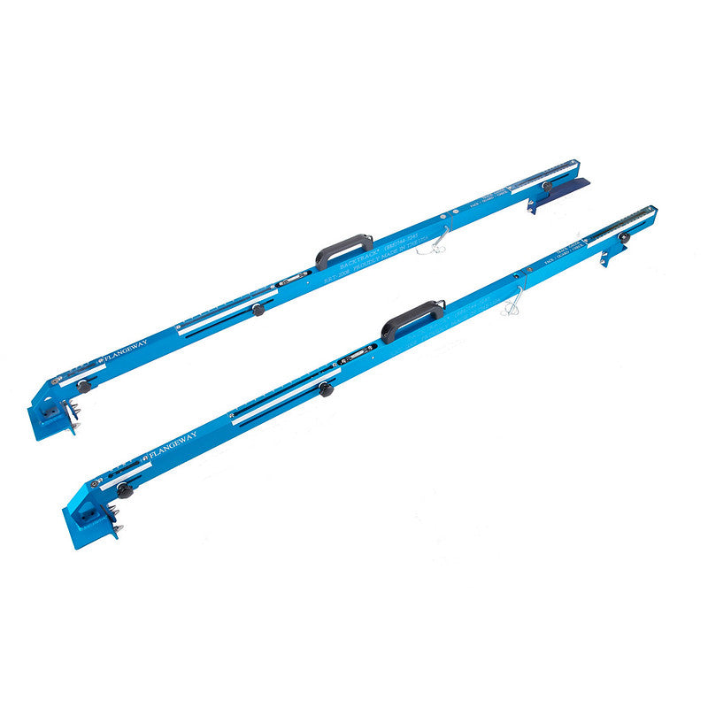 Backtrack elevation gauges for rail gauge and cross level measurement on railway track