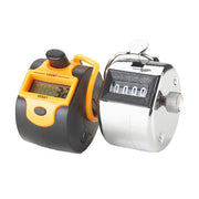 Manual tally counters for counting ties spikes and track components on railway jobsites