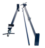 CN spec under rail collapsible flag stand and upright for railway safety flagging