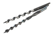Geismar auger bits showing available sizes for Geismar hydraulic tie drill