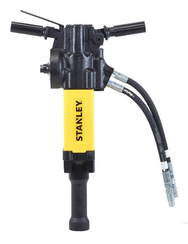 Stanley SD67 hydraulic spike driver side profile showing tool head and handle, standard length model. 