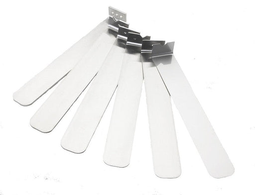 Switch roller adjustment feeler gauges in 0.5 to 3mm sizes for railway switch maintenance