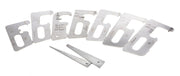 Complete laser cut headloss and taper gauge set for railway track maintenance crews