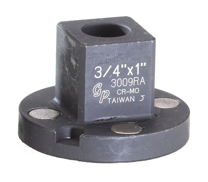 Grey Pneumatic 1" drive impact adaptor for MOW railway maintenance crews