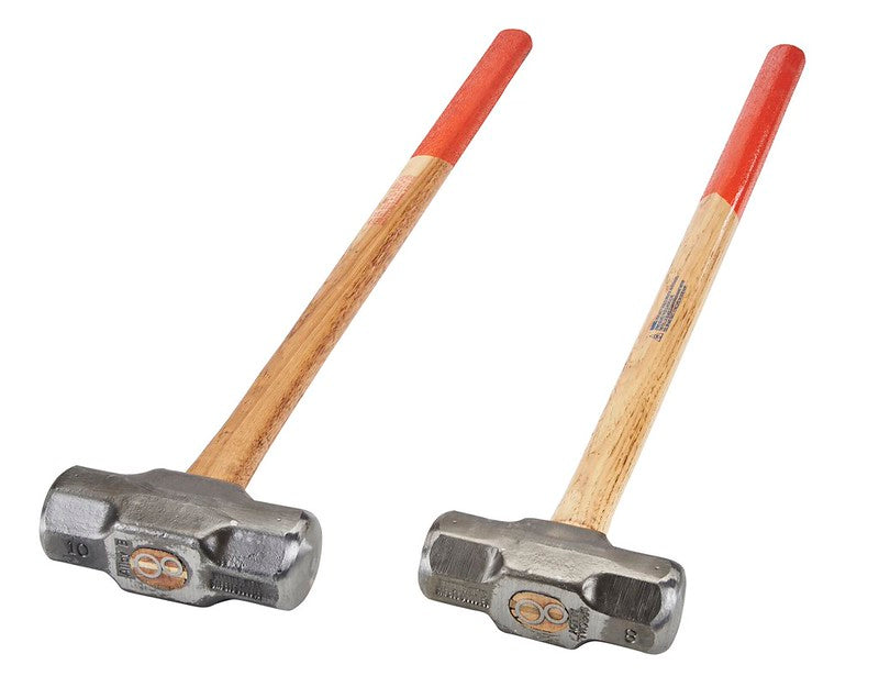 Warwood Grade B alloy steel sledge hammer for railway track maintenance and spike driving