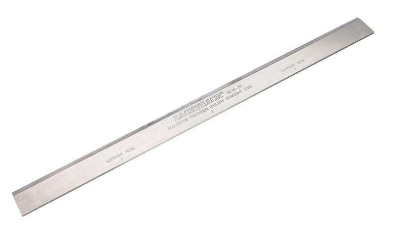 36" straight edge for measuring rail alignment before railway welding operations