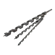 Carbide tipped wood auger bits for railroad tie drilling and track repair