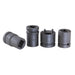 1" drive screw spike and crossing lag sockets for railway track fastening
