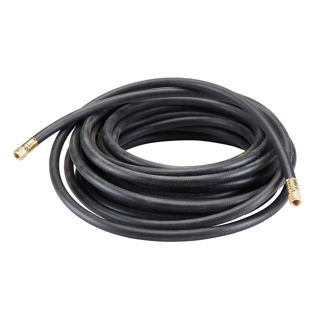 50-foot 3/8-inch ID propane hose with female fittings for thermite welding on railway track