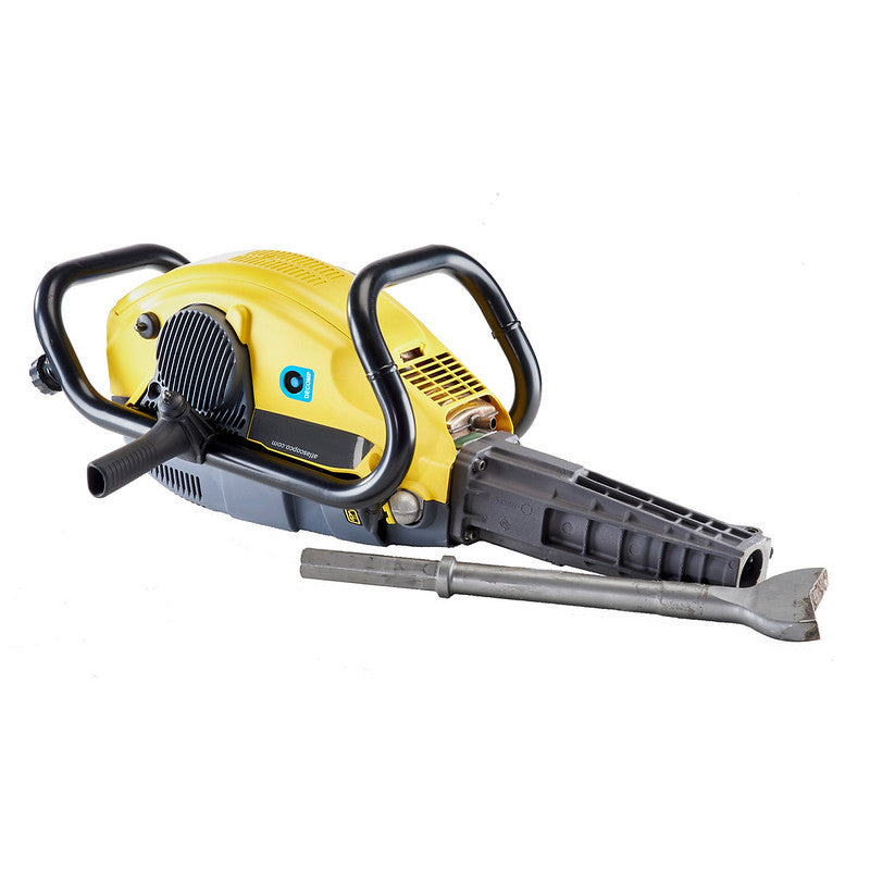 Cobra TT gas-powered tie tamper with Atlas Copco hand and arm vibration protection system for railway track maintenance