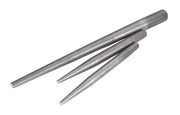 Railway drift pins for aligning railway track  bolt holes.
