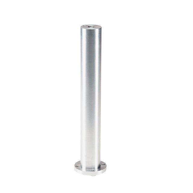 Replacement height adjustment axle for Geismar MP-12 rail grinder field maintenance