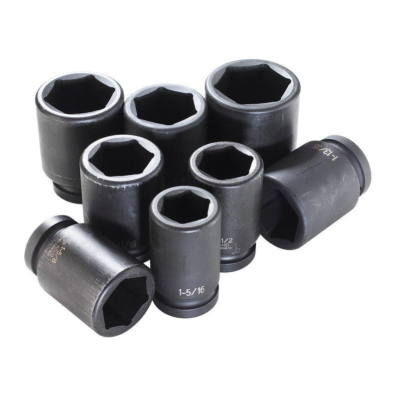 6-point 1" drive deep impact sockets for railway track maintenance