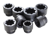 8-point 1" drive deep impact sockets for railway track maintenance