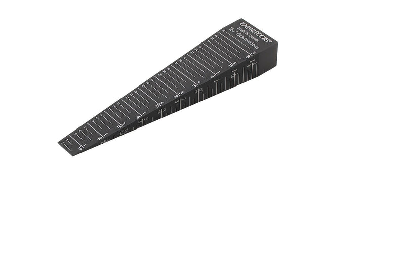 Backtrack taper gauge with anodized surface for precise railway track measurement