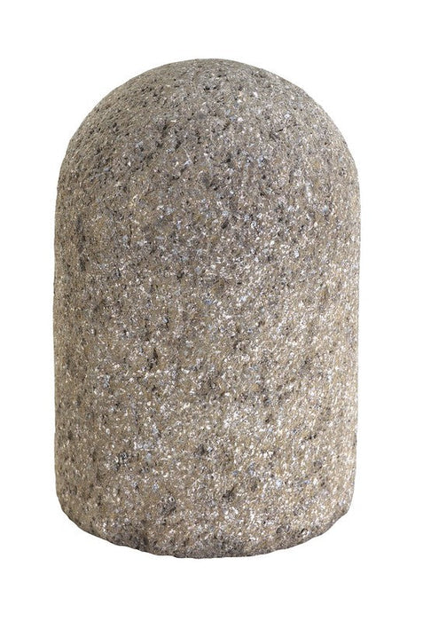 Piedra de borde redondeado de 5 x 7,5 cm para eliminar las rebabas de los orificios perforados durante la instalación de las barras de unión en las vías férreas
