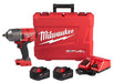 Llave de impacto de alto par Milwaukee M18 FUEL de media pulgada con kit de anillo de fricción para el mantenimiento ferroviario de alta resistencia