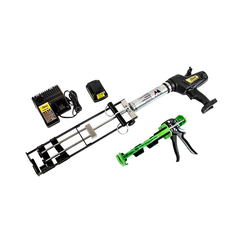 Spikefast Railway Tie Plugging canister-applicators. 