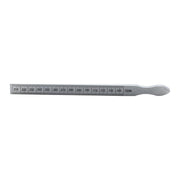 Backtrack taper gauge with anodized surface for precise railway track measurement