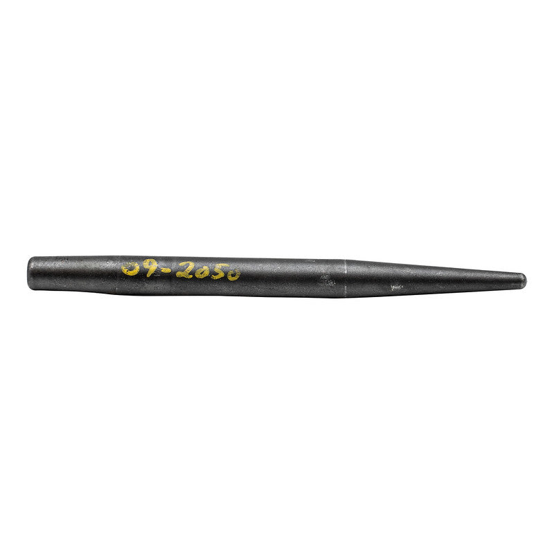 Railway drift pin for aligning railway track  bolt holes.