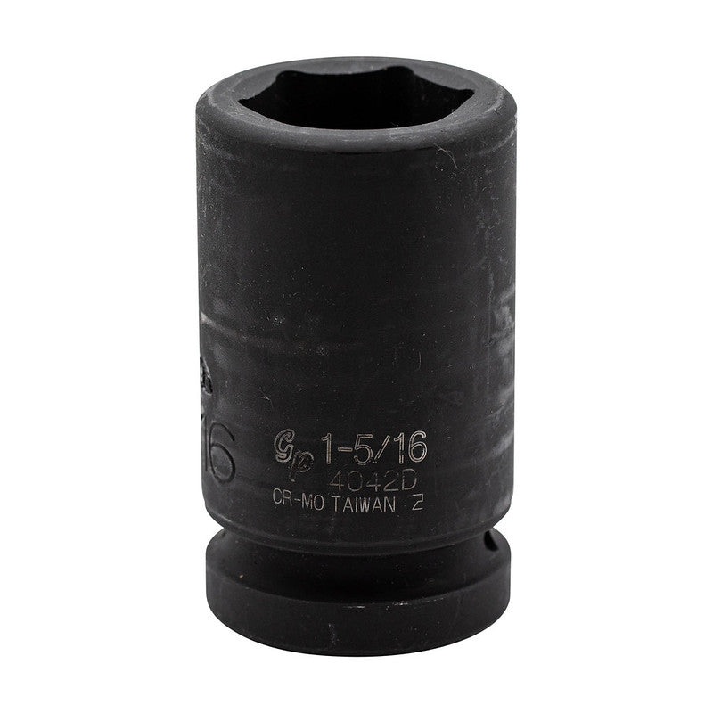 6-point 1" drive deep impact socket for railway track maintenance