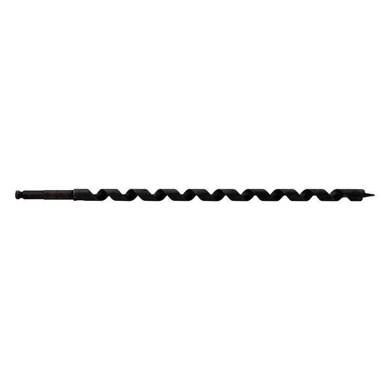 Carbide tipped wood auger bit for railroad tie drilling and track repair