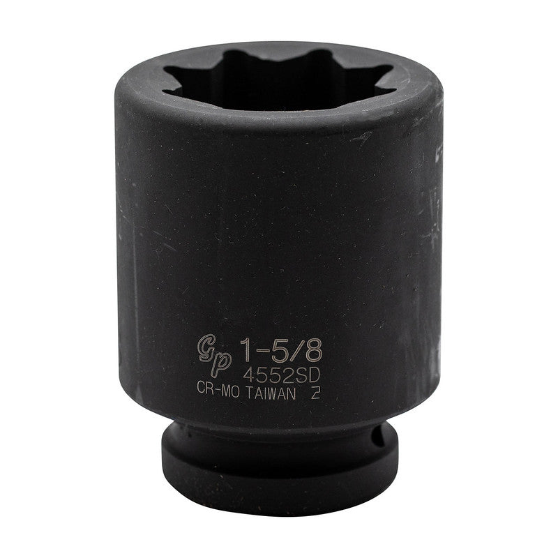 8-point 1" drive deep impact socket for railway track maintenance