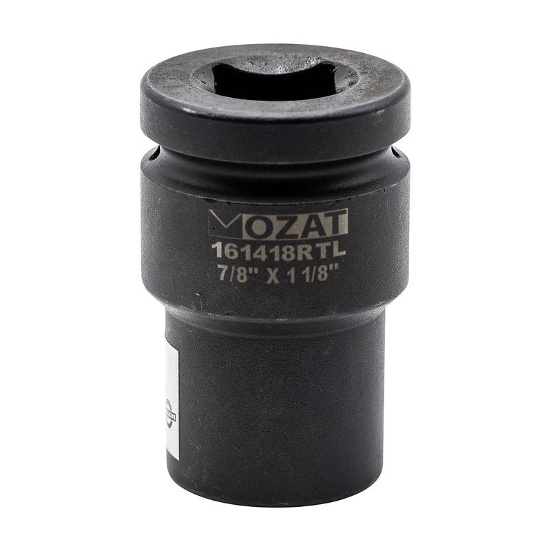 1" drive screw spike and crossing lag socket for railway track fastening