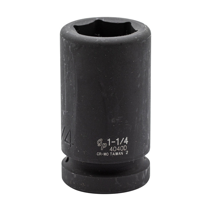 6-point 1" drive deep impact socket for railway track maintenance