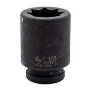 8-point 1" drive deep impact socket for railway track maintenance