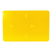 18 x 12 inch double-sided reflective flags for railway safety flagging operations