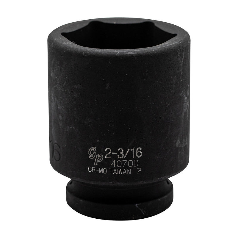 6-point 1" drive deep impact socket for railway track maintenance