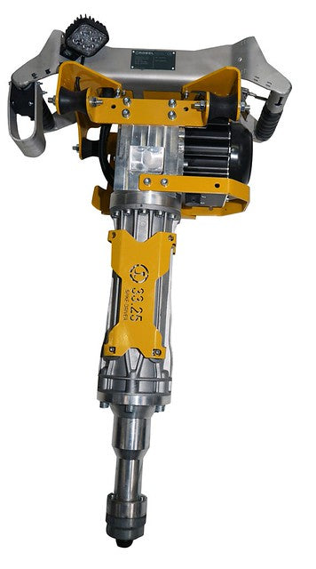 ROBEL ROSPIKE 33.25 battery-powered spike driver for driving spikes into wood ties in railway track maintenance