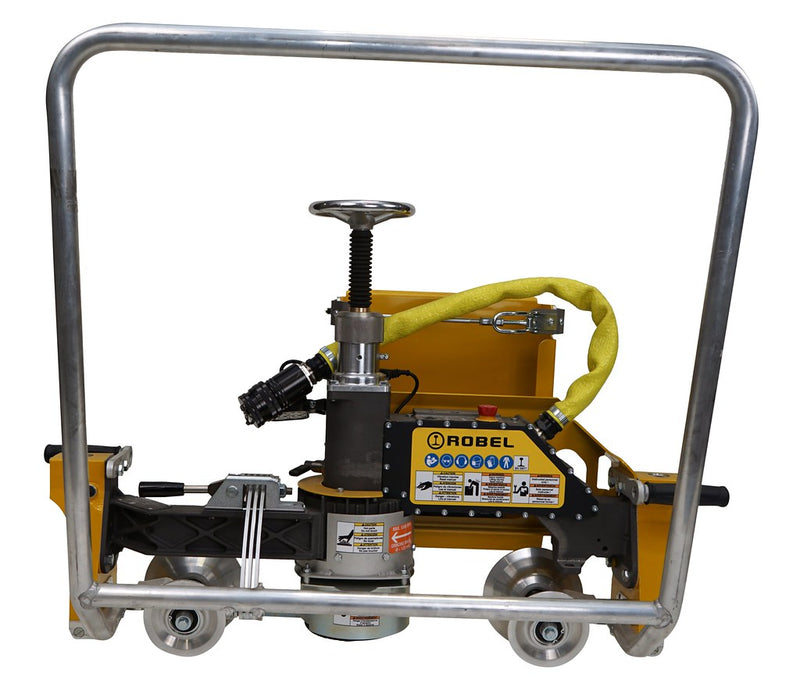 ROBEL ROGRIND 13.45MD battery-powered profile grinder for grinding welded joints and reprofiling railway rail heads and grooved rails