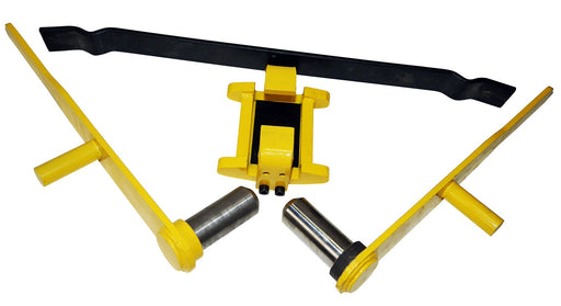 Replacement shim and brake parts for Geismar TH120 hydraulic rail puller maintenance