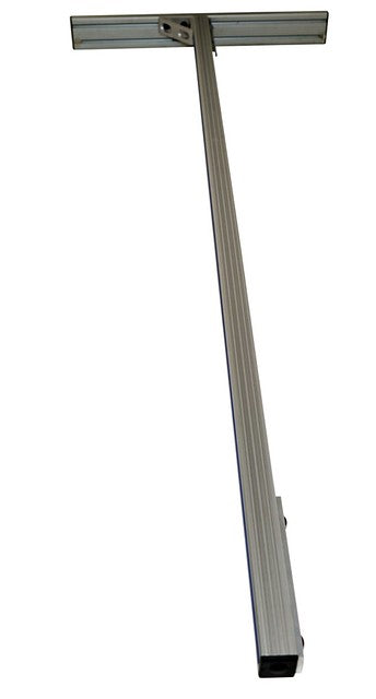Railway T-square for precision rail alignment and measurement on railroad track