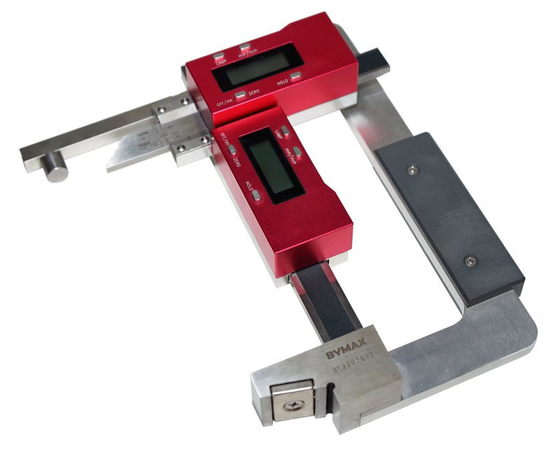 Medidor digital universal de pérdida de carga para medir el desgaste de los carriles de 100 a 141 libras en vías férreas