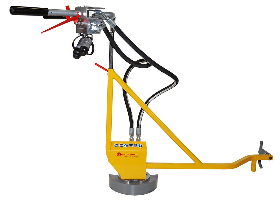 hydraulic rail grinder, welding, backtrack railway, high performance grinder, durable rail grinder