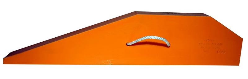 Lightweight polymer rerailer for rerailing equipment on railway track