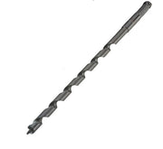 Carbide tipped wood auger bit for railroad tie drilling and track repair