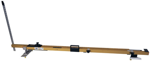 ROMEAS platform clearance gauge for measuring track-to-platform distance and height on railway track