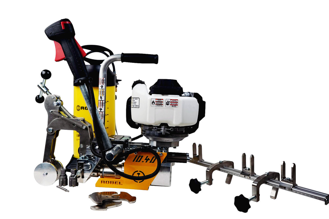 Kit de taladro de rieles ROBEL RODRILL 10.40V2 de cuatro tiempos con motor GX50 para perforar traviesas de ferrocarril