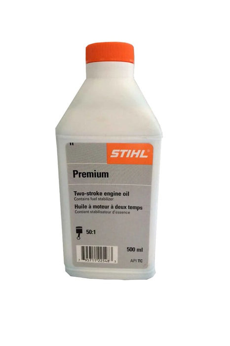 Aceite mezclado para motores de dos tiempos STIHL, botella de 500 ml 