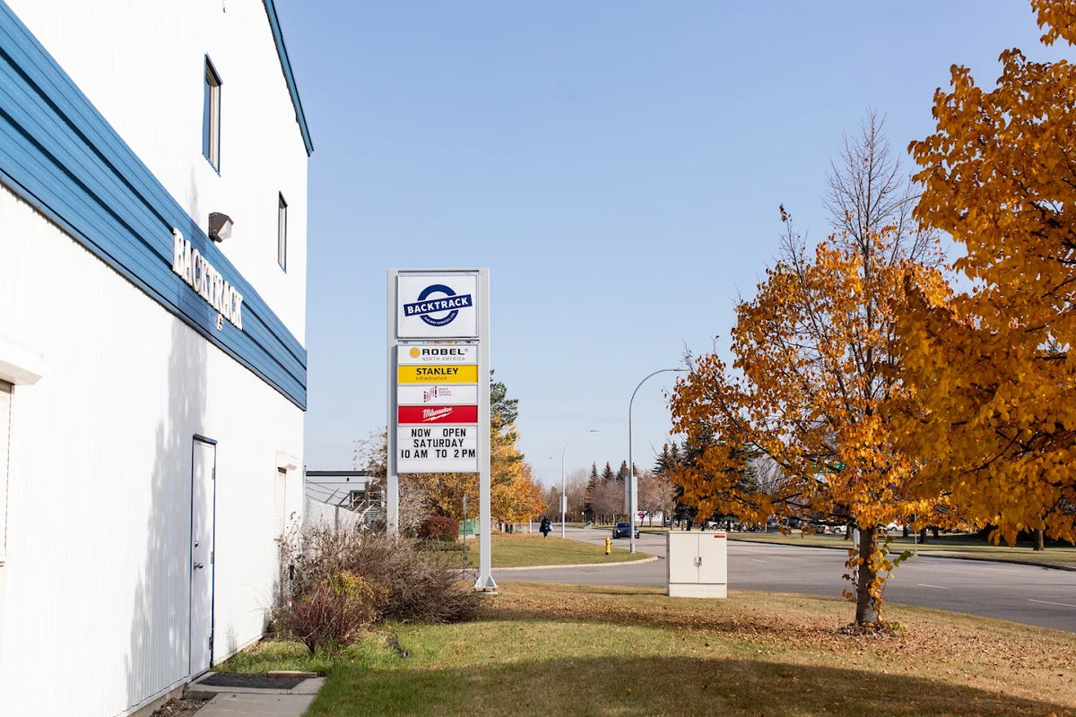 Backtrack St. Albert yard and warehouse